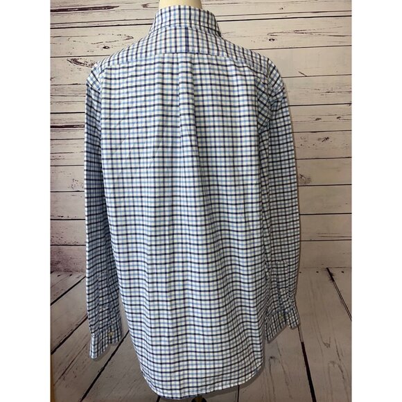 Ralph‎ Lauren Polo Blue Label Button front shirt XL Extra large Plaid Checkered - Picture 4 of 11